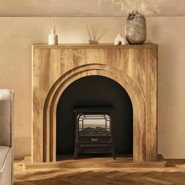 Khung lò sưởi ghép gỗ