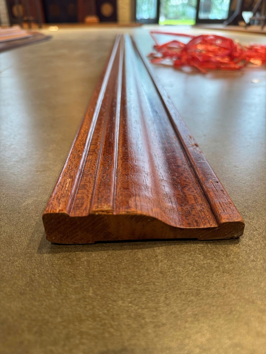 Len chân tường gỗ Căm xe