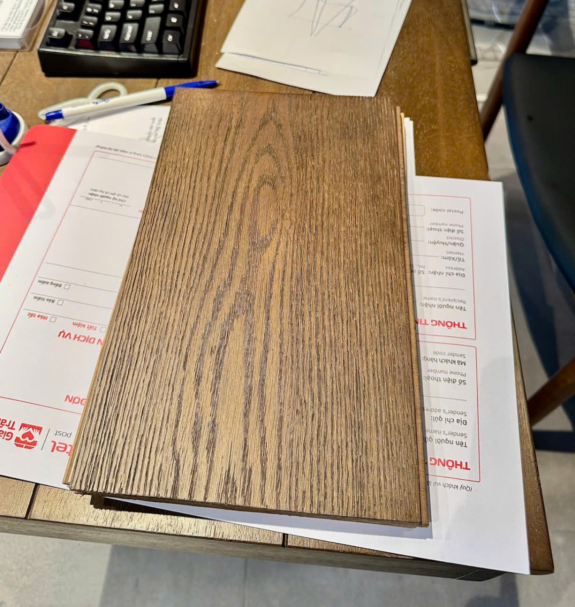 Sàn kỹ thuật mặt veneer Sồi tự nhiên 01